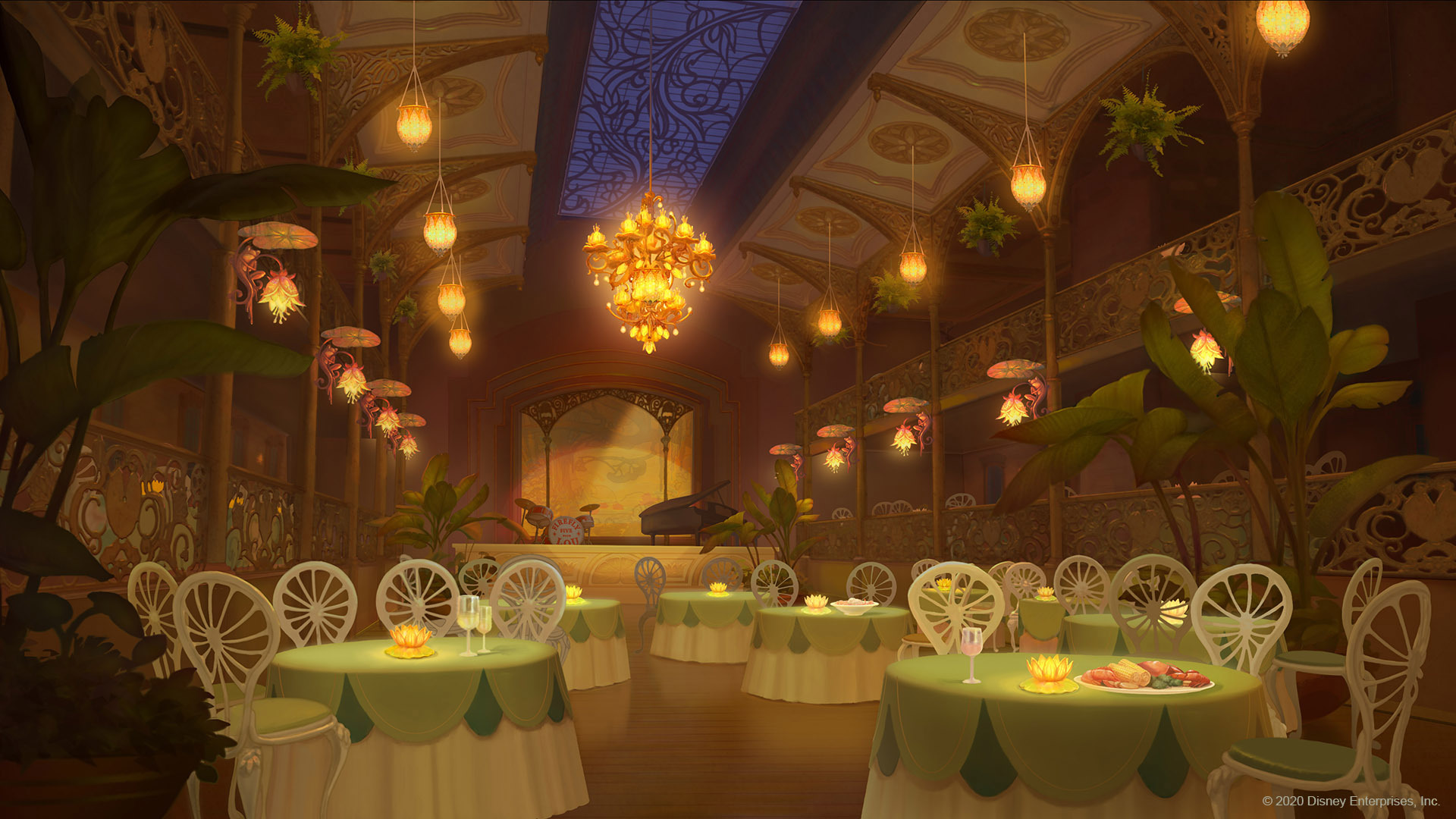 Disney - The Princess and the Frog Background for Teams or Zoom