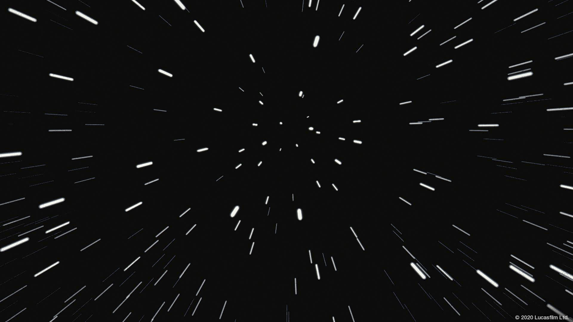 Star Wars, Lightspeed background for your Online Meetings