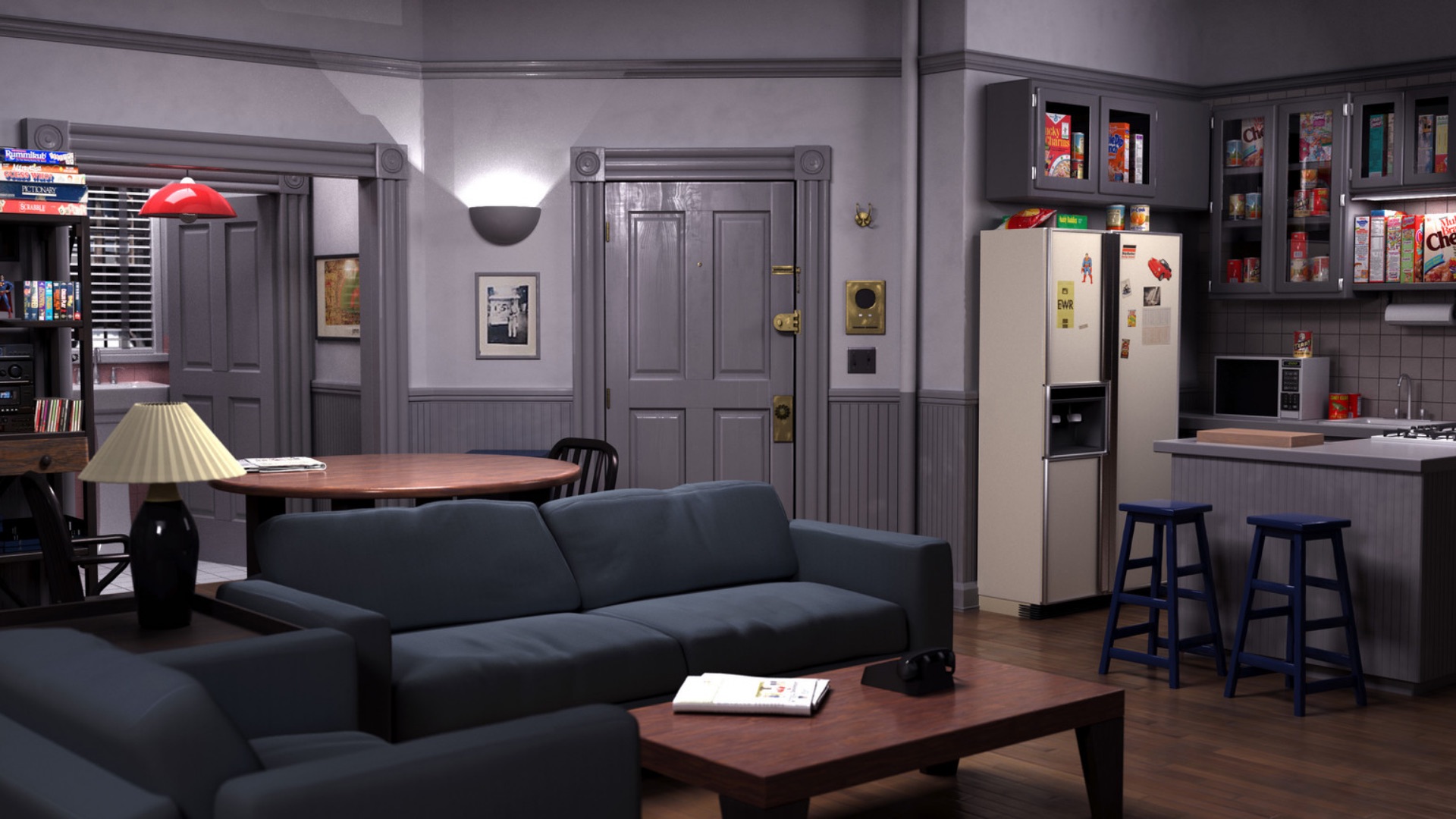 Seinfeld Tv Show Living Room Scenes