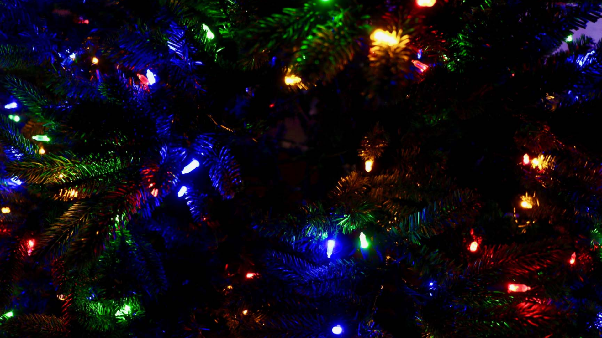 Christmas lights background for your Online Meetings